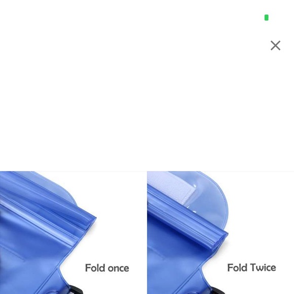 Waterproof Clear fanny pack blue,black,green - Picture 5 of 6